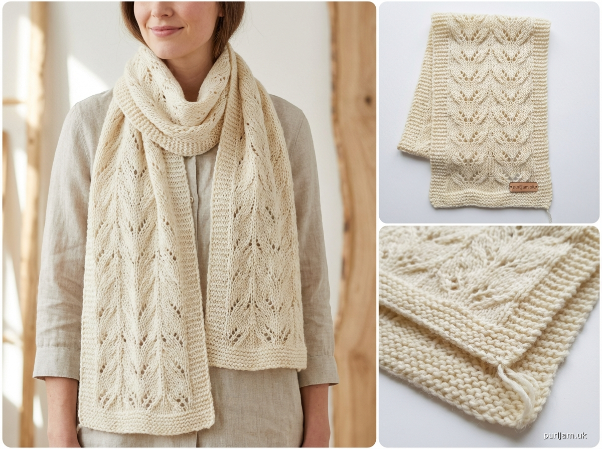 Spring Bloom Lace Scarf