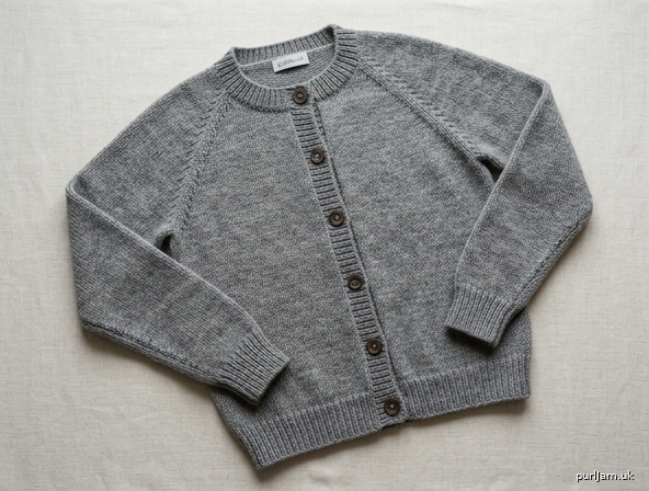 Worsted Top Down Raglan Cardigan