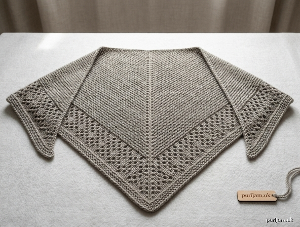 Aspen Triangle Shawl