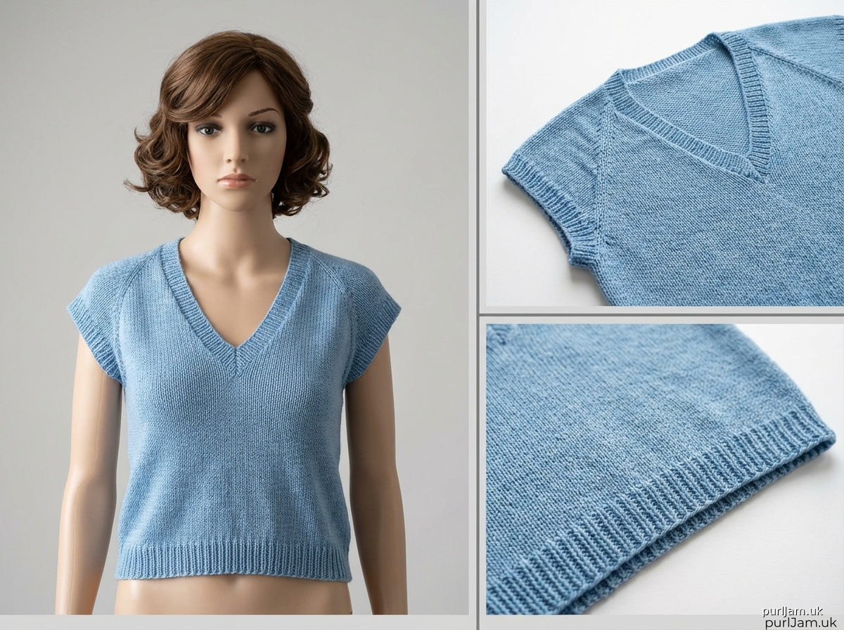 Cap Sleeve V Neck Crop Top