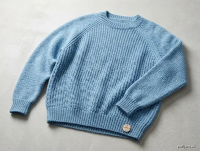 Stitch chart guide image for Cloudline Oversized Raglan Sweater