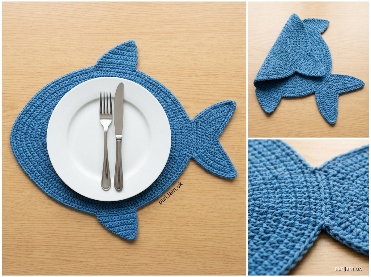 Fish Shaped Table Mat