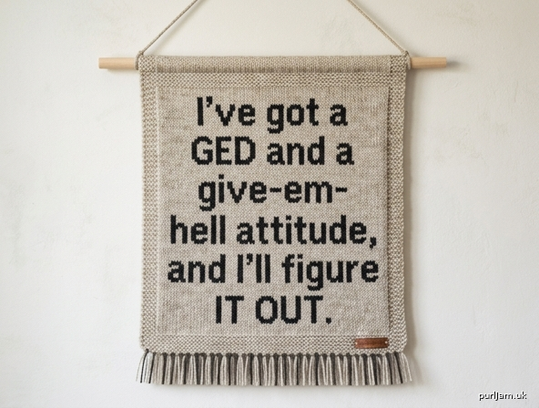 Give Em Hell Attitude Wall Hanging