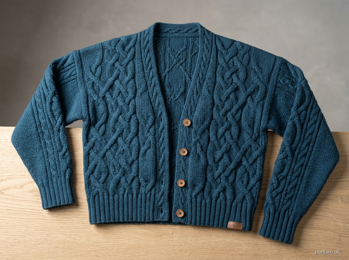 Iron Lattice Cropped Cardigan