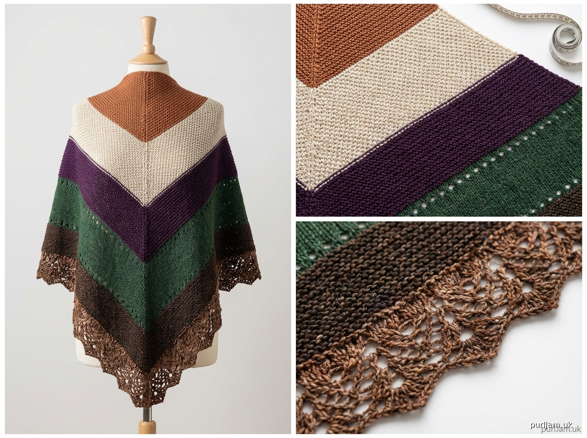 Autumn Cascade Shawl