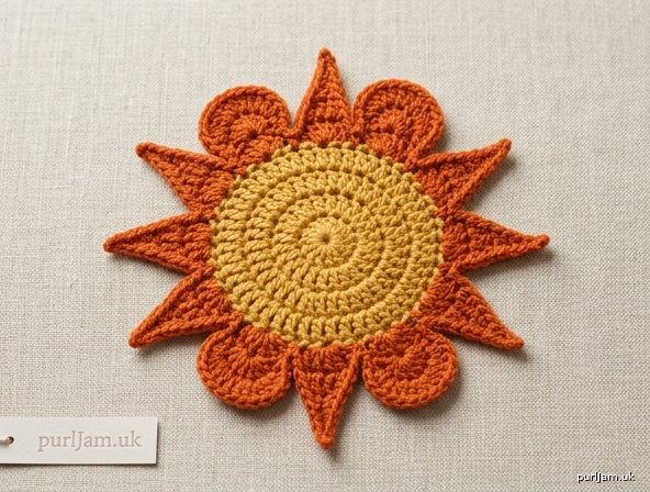 Radiant Sun Applique