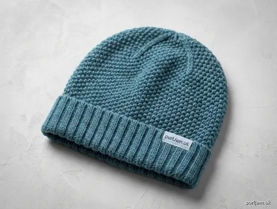 Stitch chart guide image for Ribbed-Brim Seed Stitch Beanie