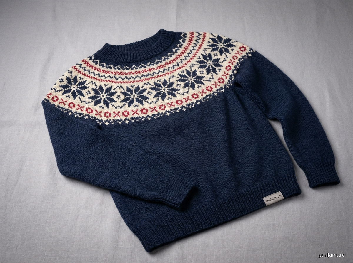 Nordic Fair Isle Yoke Pullover