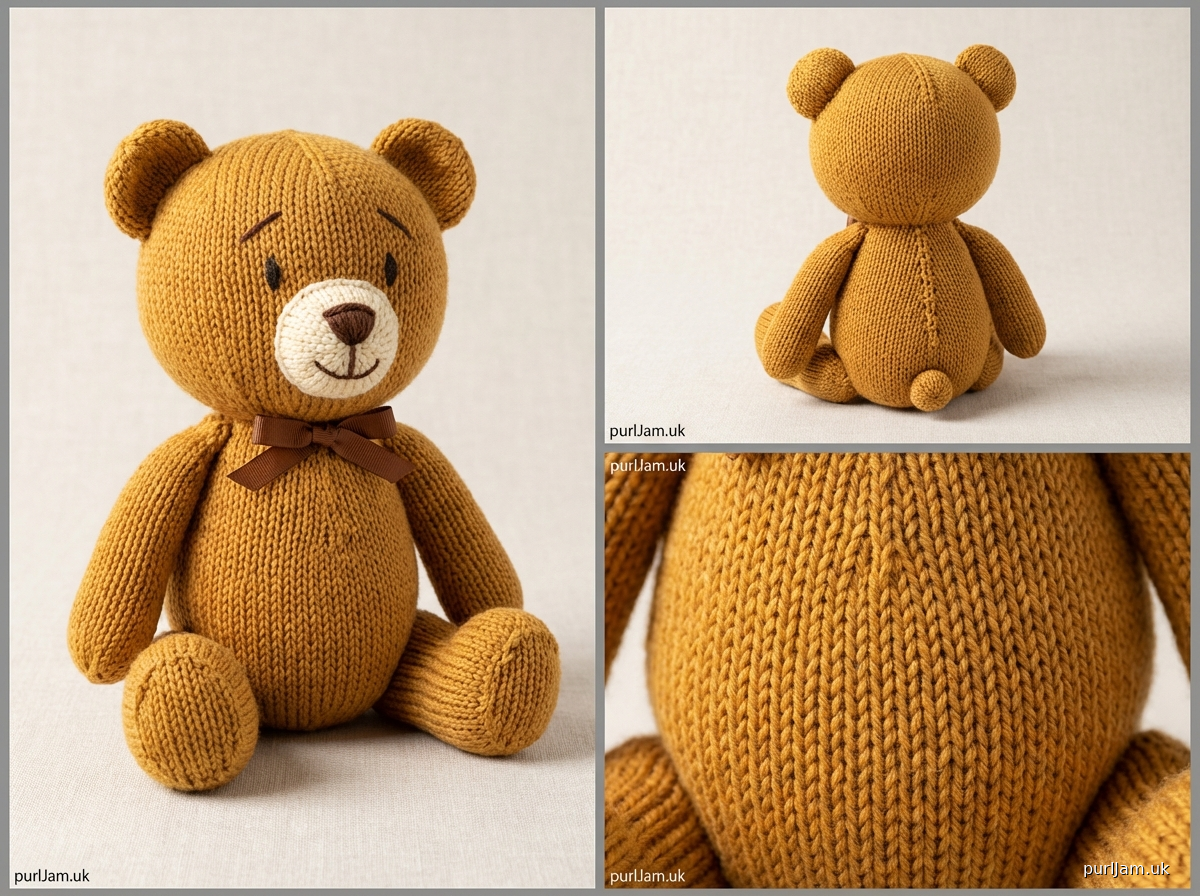 Honey Bear Knitted Amigurumi