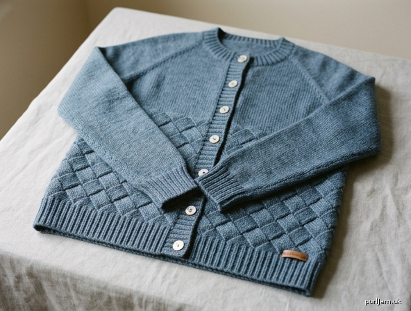 Latticework A Ladies Entrelac Cardigan