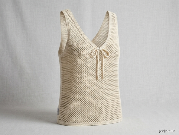 Breezy Mesh V Neck Tank Top