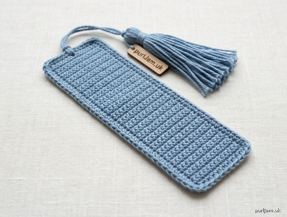 Simple Worsted Crochet Bookmark