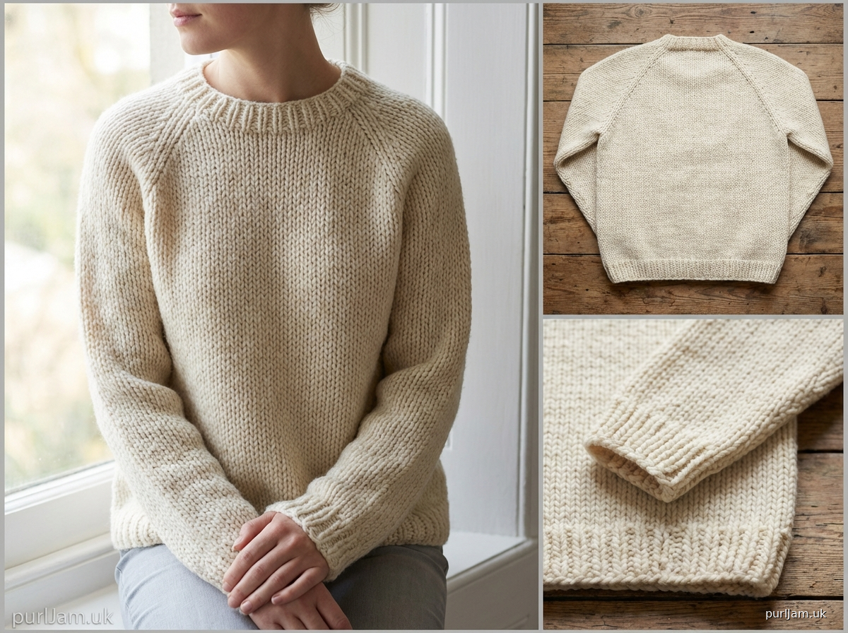 Top Down Raglan Pullover