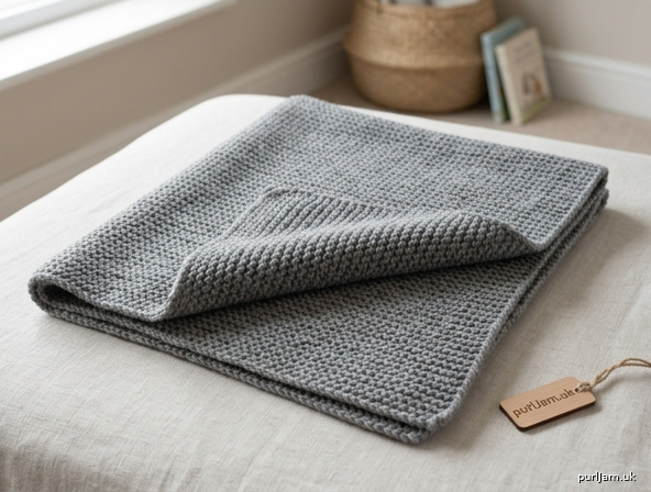 Simple Garter Stitch Baby Blanket