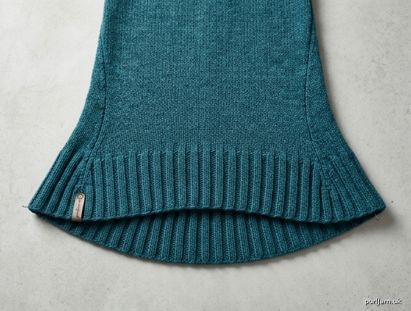 Top Down Flared Ribbed Hem