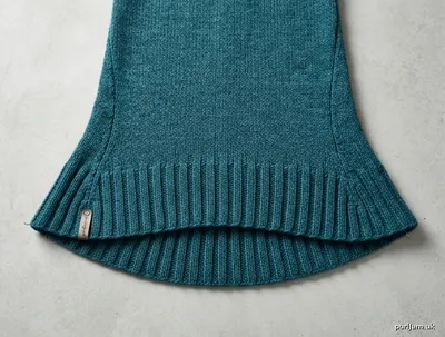 Stitch chart guide image for Top-Down Flared Ribbed Hem