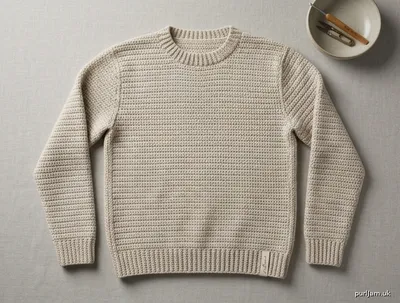 Stitch chart guide image for Classic Crochet Pullover