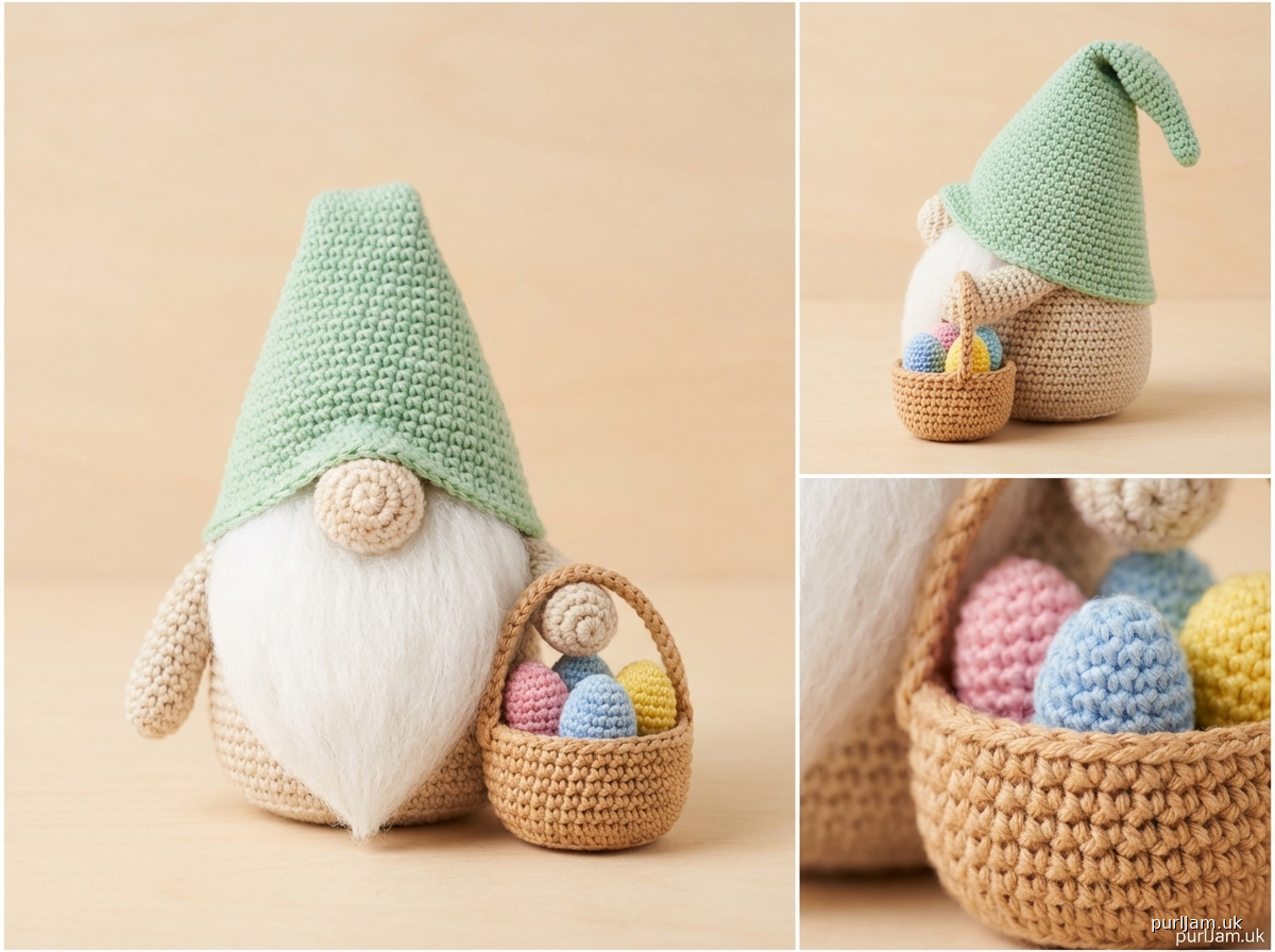 Easter Gnome With Egg Basket