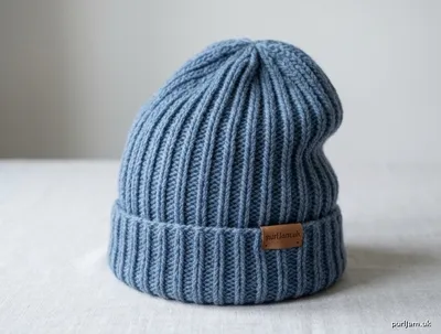 Stitch chart guide image for Stretchy Ribbed Beanie