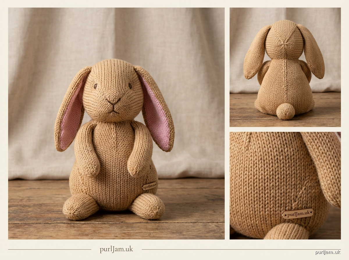Holland Lop Bunny Knitting Pattern