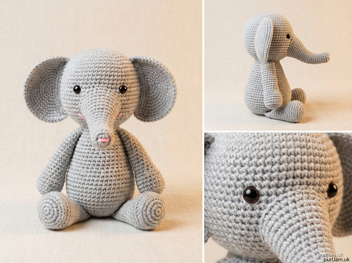 Crochet Elephant Amigurumi