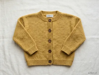 Stitch chart guide image for Little Acorn Drop Shoulder Cardigan