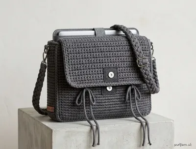 Stitch chart guide image for Boxy T-Shirt Yarn Laptop Messenger Bag
