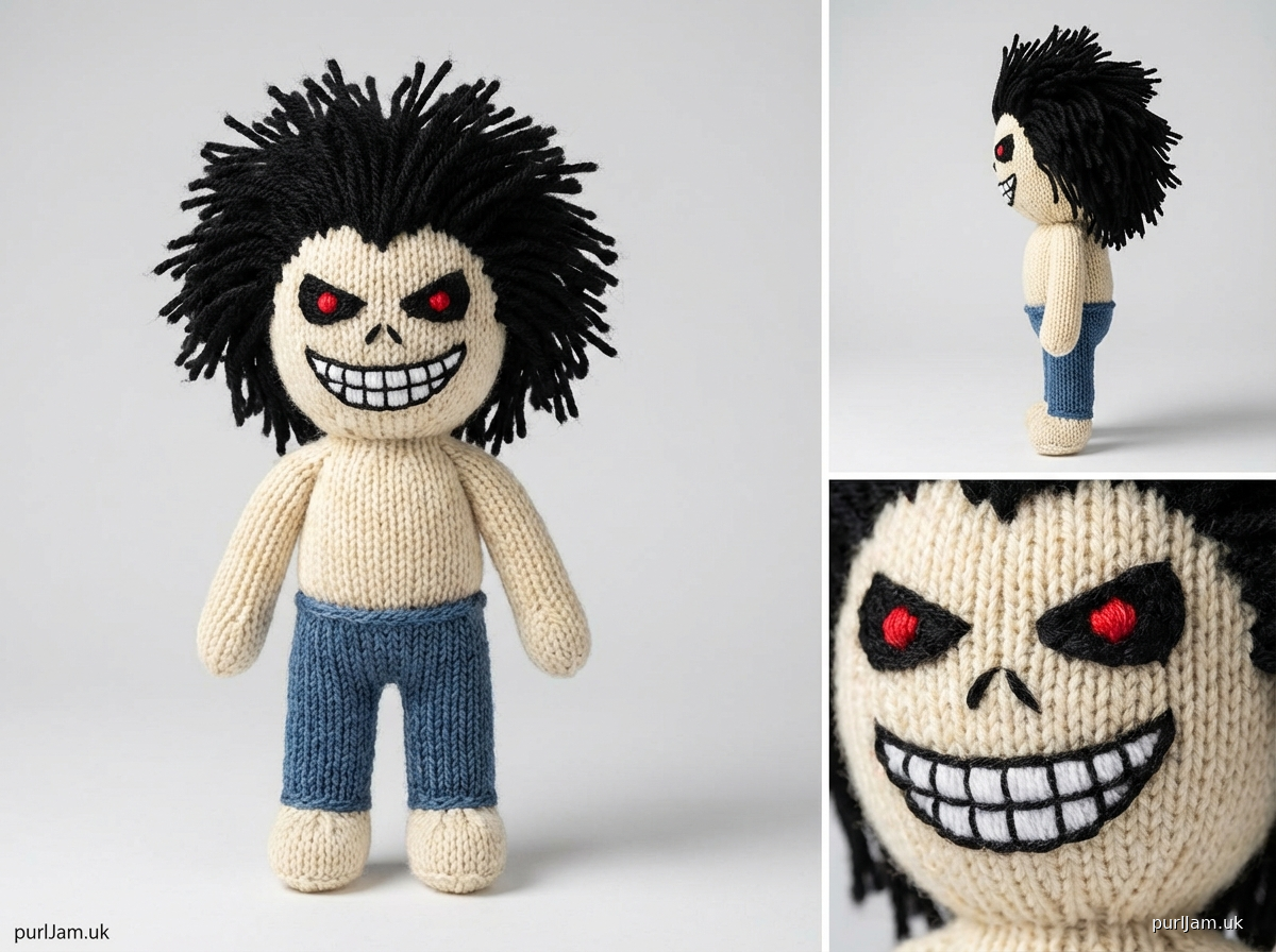 Eddie The Head Iron Maiden Mascot Amigurumi