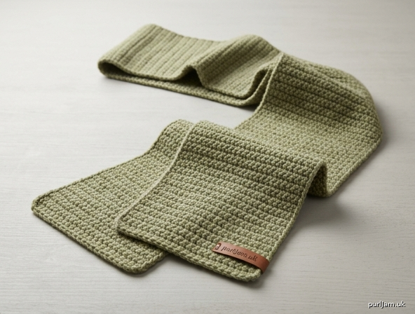 Simple Single Crochet Scarf