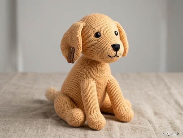 Cuddly Cockapoo Knitted Amigurumi 4 Needle Method