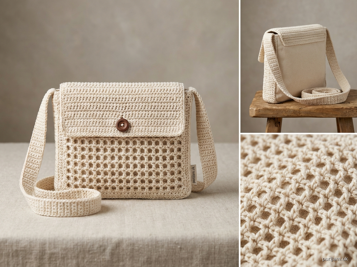 Easy Crochet Crossbody Bag