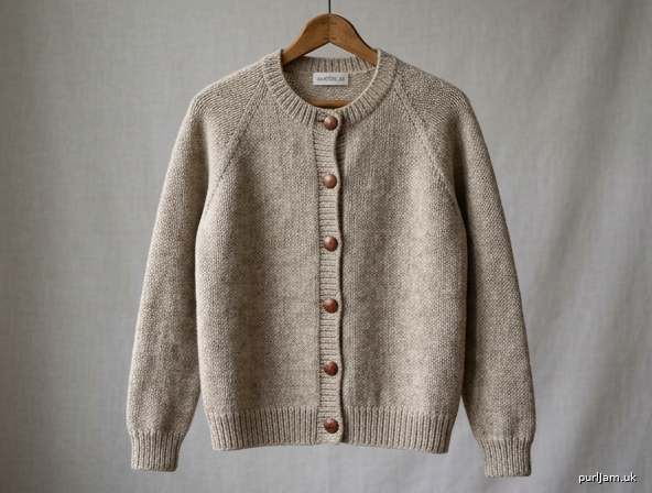 Classic Ladies Stocking Stitch Cardigan