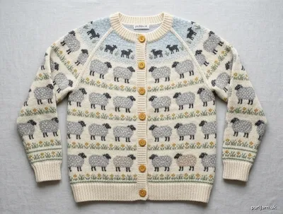 Stitch chart guide image for Hillside Flock
