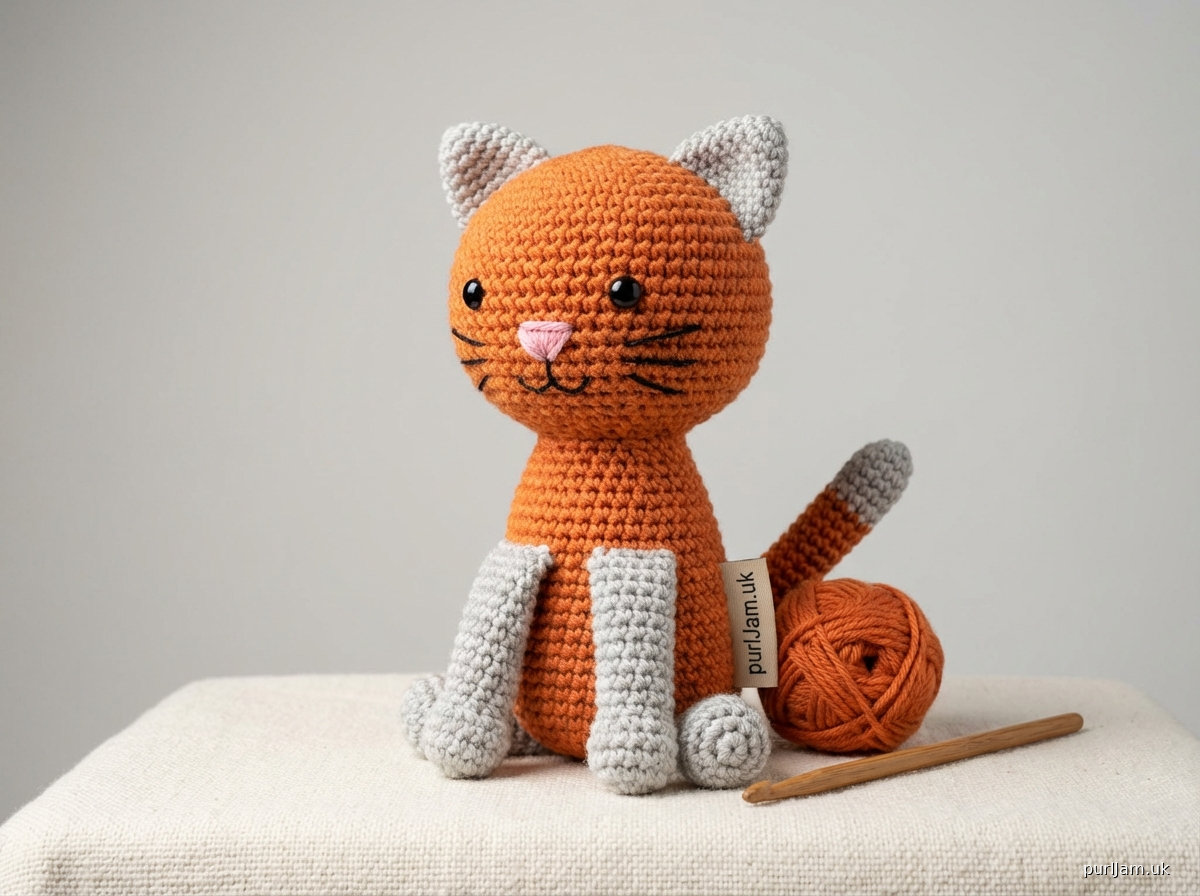 Simple Geometric Cat Amigurumi