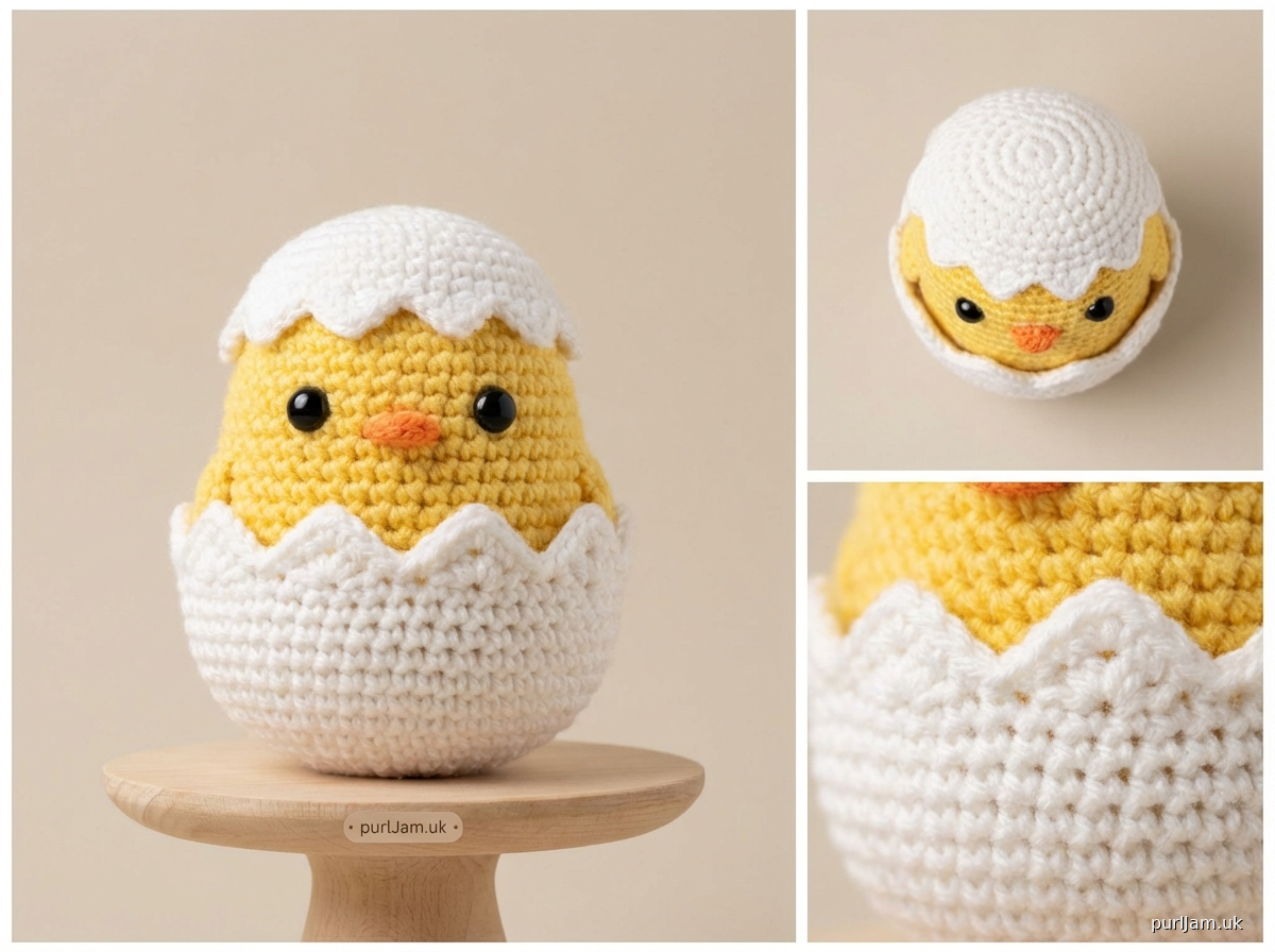 Hatching Chick Crochet Pattern