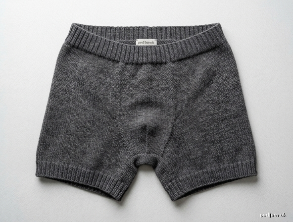 Fitted Knit Boxer Shorts
