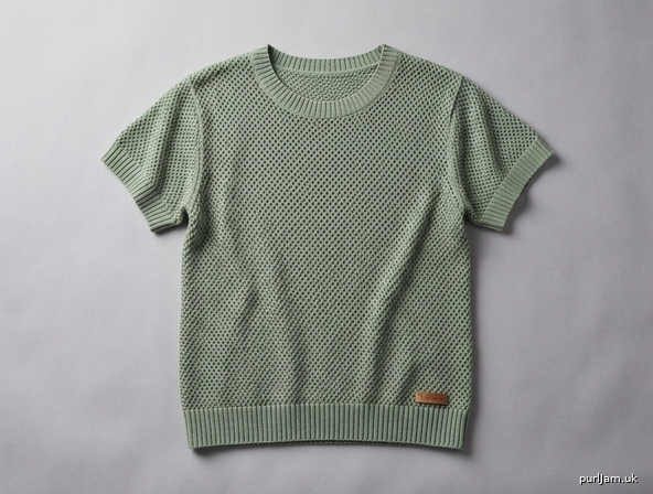 Breezy Lace Tee Short Sleeve V Stitch Pullover