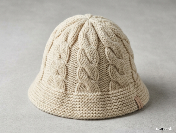 Chunky Cable Winter Bucket Hat