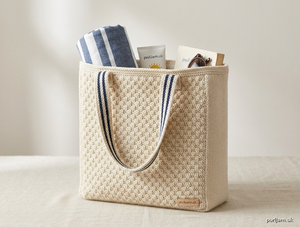 Square Beach Tote Bag