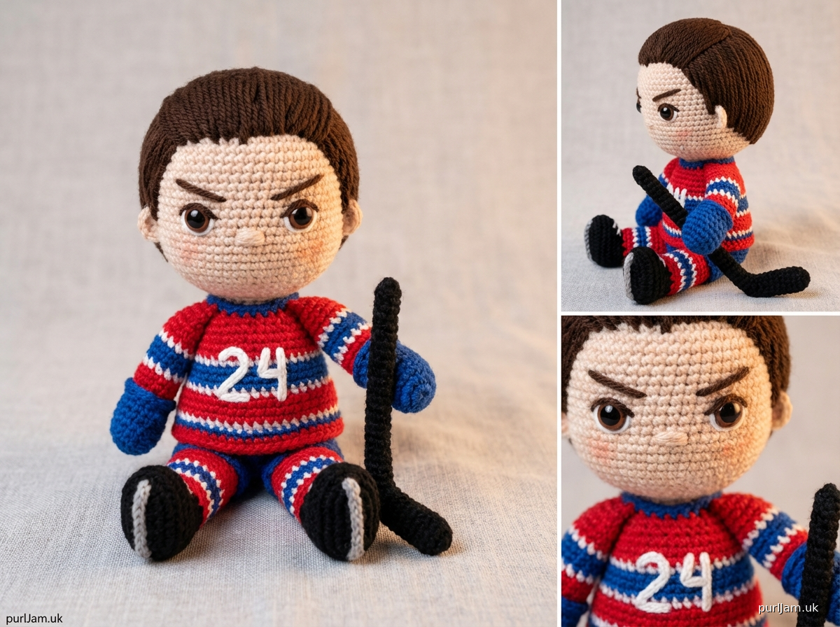 Ilya Rozanov Hockey Player Chibi Amigurumi