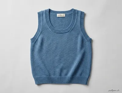 Stitch chart guide image for Relaxed Scoop-Neck Knit Tank Top