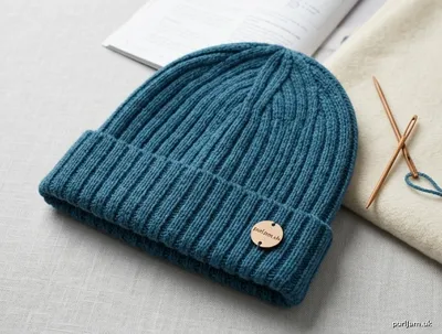 Stitch chart guide image for Basic Ribbed Beanie