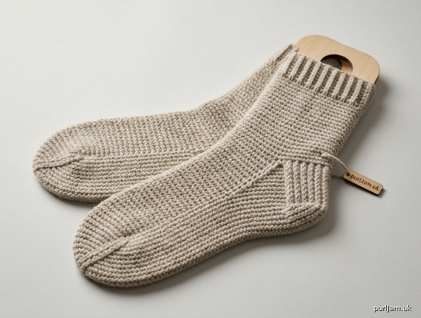 Cozy Worsted Toe Up Socks