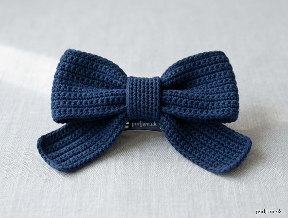 Classic Crochet Hairbow