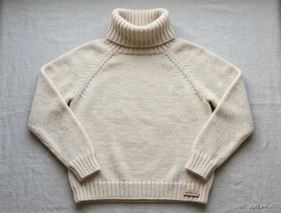 Stitch chart guide image for Easy Top-Down Cowl Neck Pullover