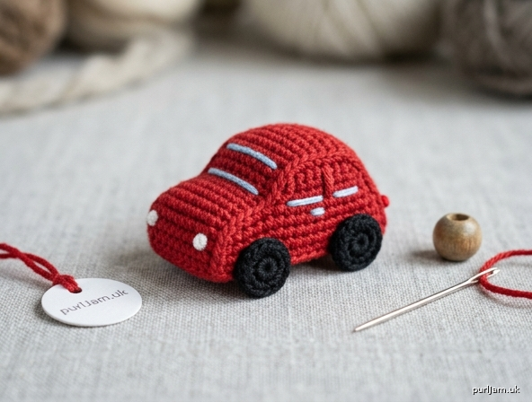 Mini Crochet Car 2 Cm