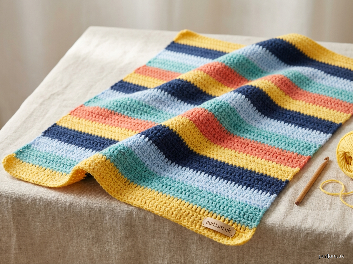 Sunshine Sea Baby Blanket