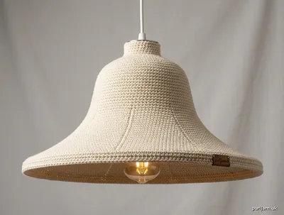 Stitch chart guide image for Wide Bell Pendant Lamp Shade