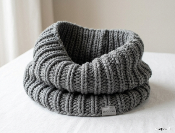 The Big Grey Snug A Chunky Statement Cowl