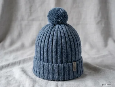 Stitch chart guide image for Basic Ribbed Beanie